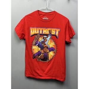 Outkast Photo Shirt‎ Mens Red Hip Hop Graphic Tee Size Small Urban Music